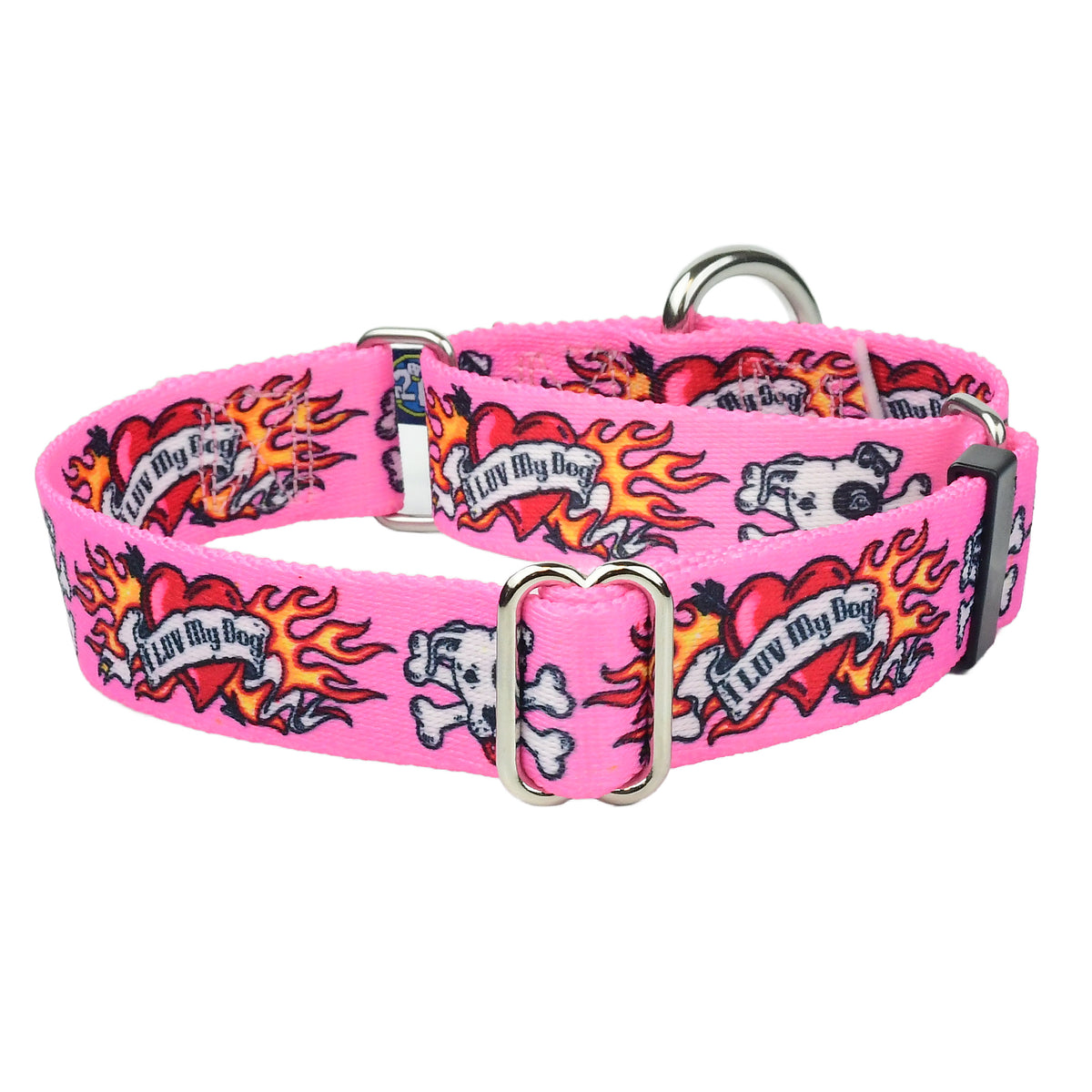 I Luv My Dog Martingale Dog Collar – EarthStyle (1