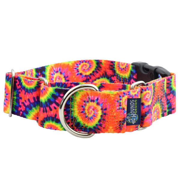 Classic Tie-Dye Buckle Martingale Dog Collar – EarthStyle - 2