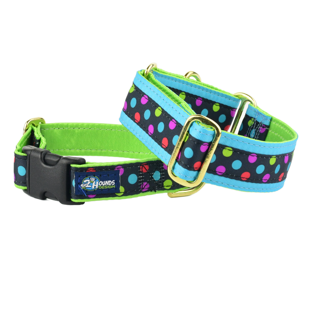 Gumballs - Limited Buckle Martingale Dog Collar
