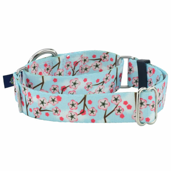 Cherry Blossoms Martingale Dog Collar – EarthStyle - 2
