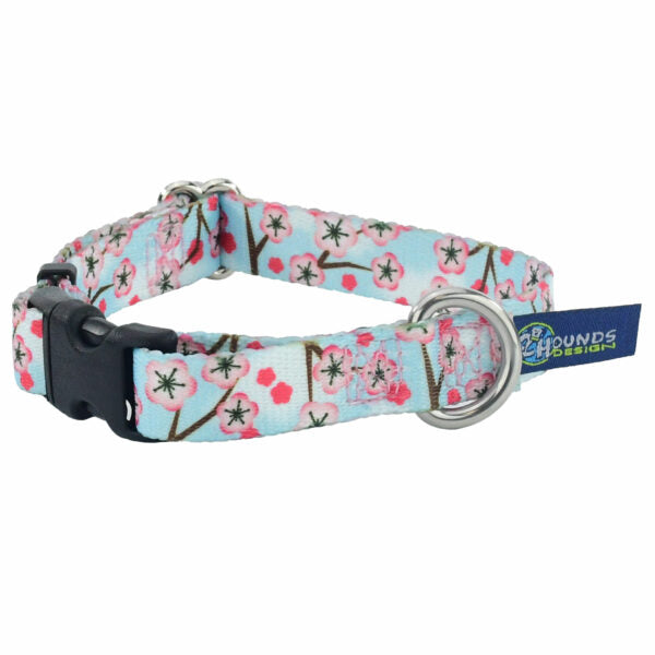 Cherry Blossoms Dog Collar – EarthStyle - 2 Hounds Design