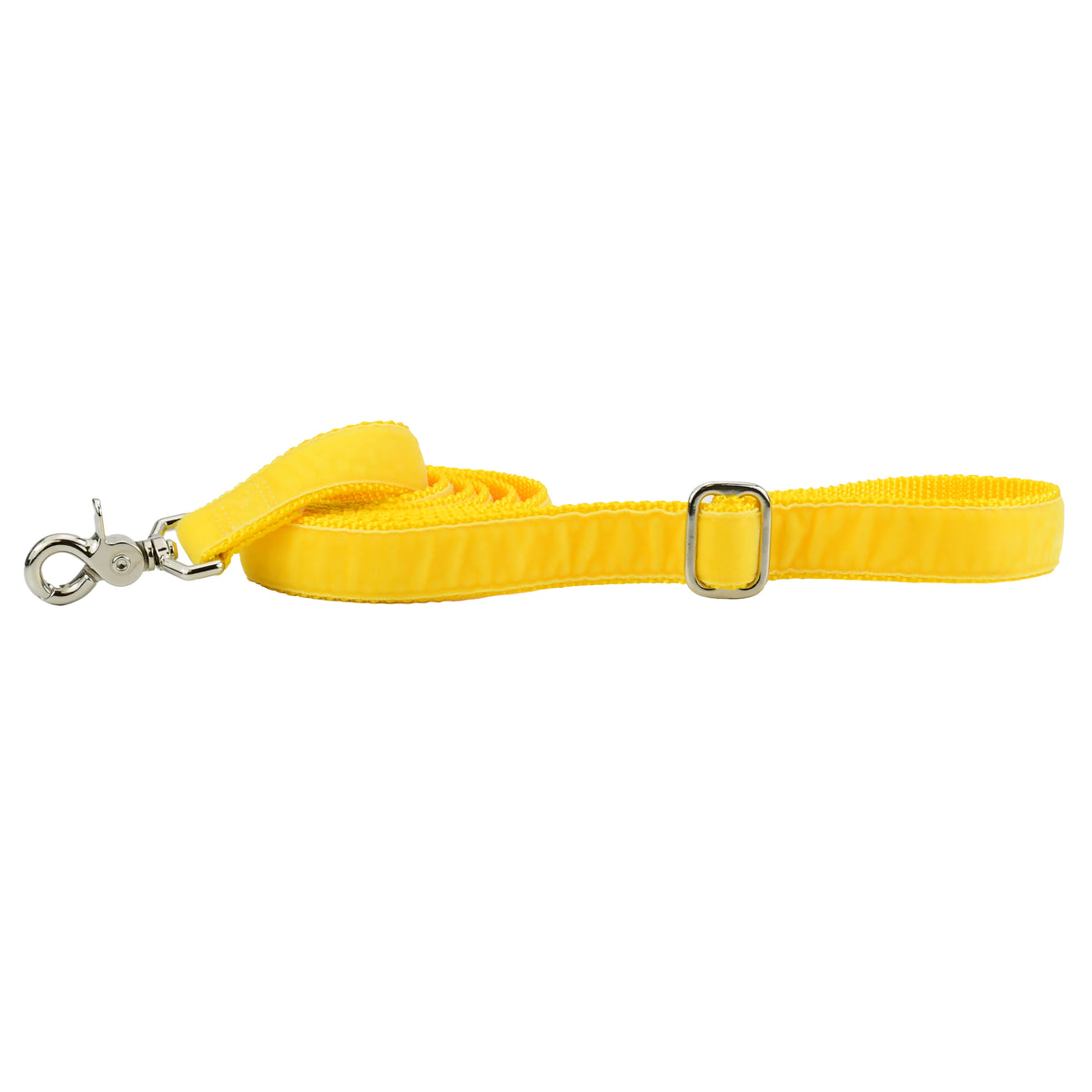 Yellow Velvet Essential Martingale Dog Collar
