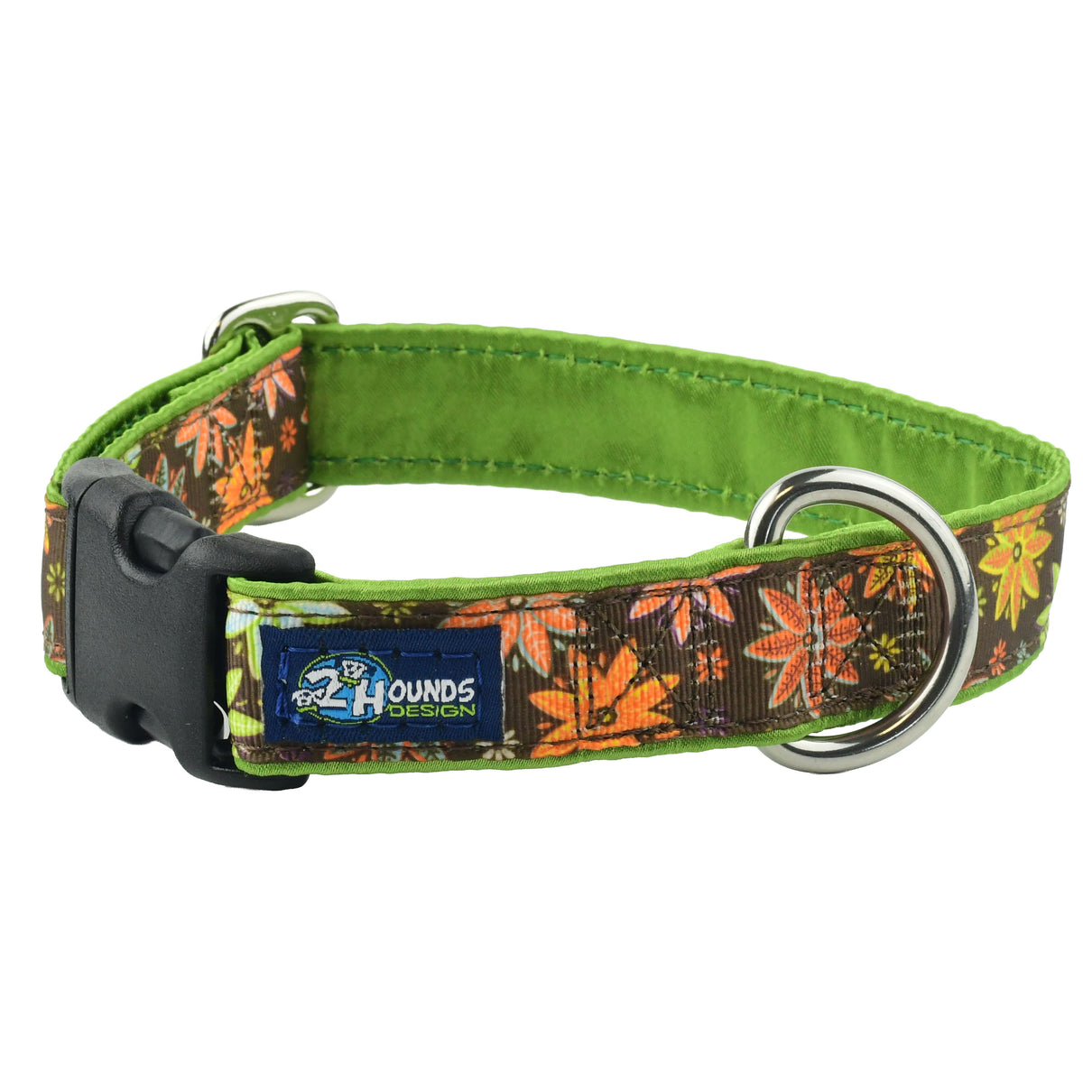 Autumn Floral - Limited Buckle Martingale Dog Collar