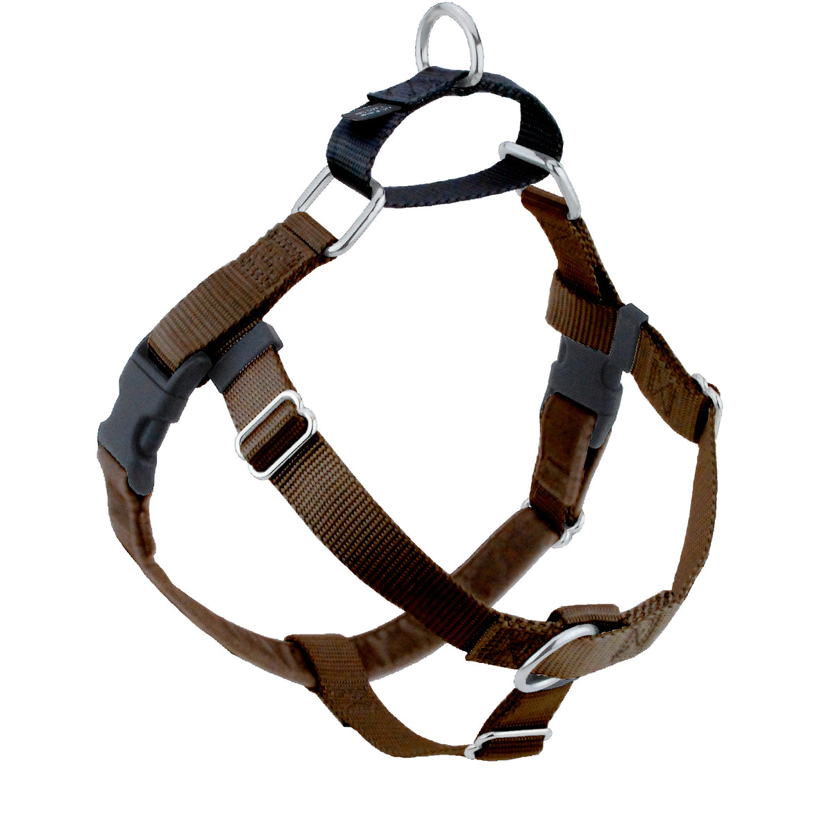 Brown Freedom No-Pull Dog Harness