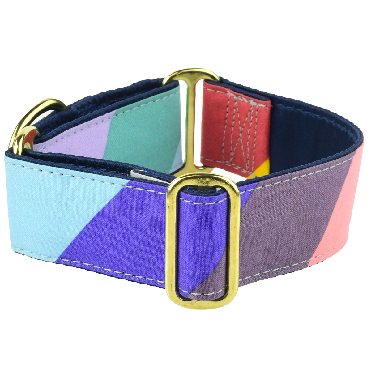 Circus Stripes - Limited Buckle Martingale Dog Collar