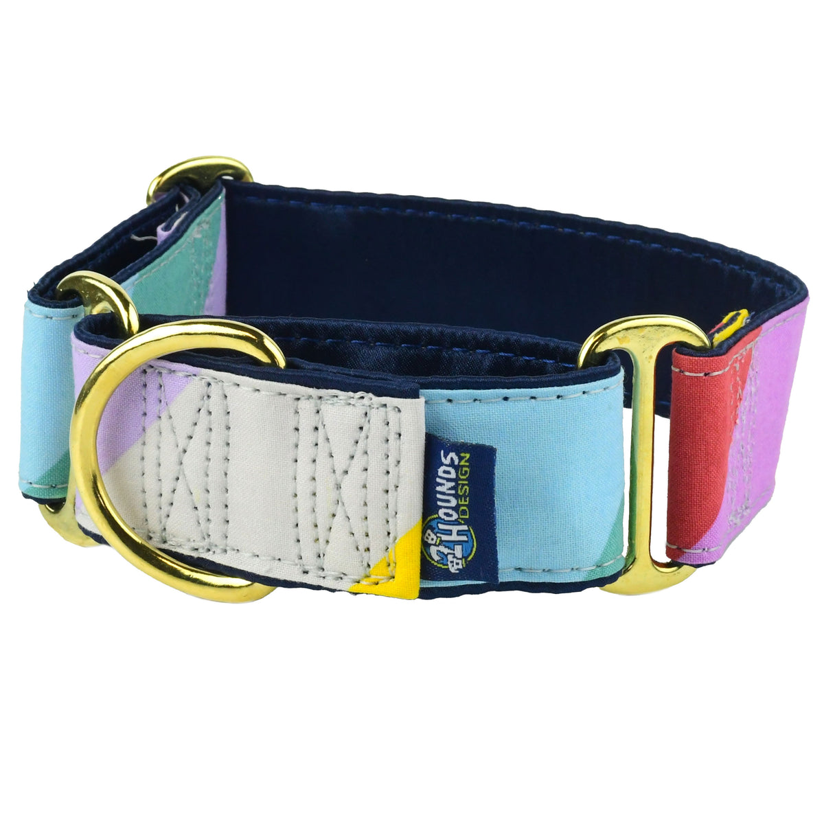 Circus Stripes - Limited Buckle Martingale Dog Collar