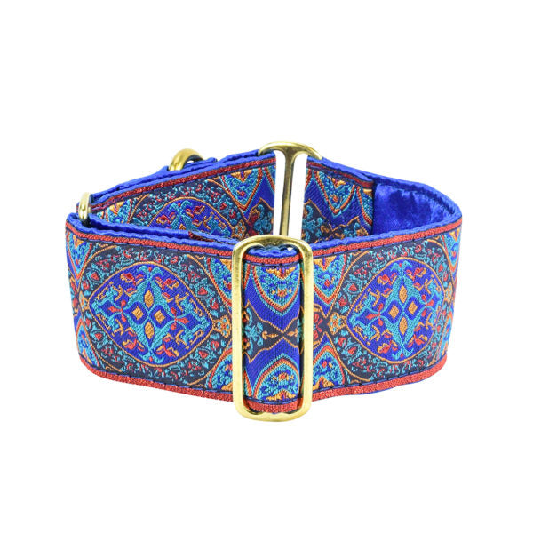 Aristocracy Blue 2″ Wide Martingale Dog Collar