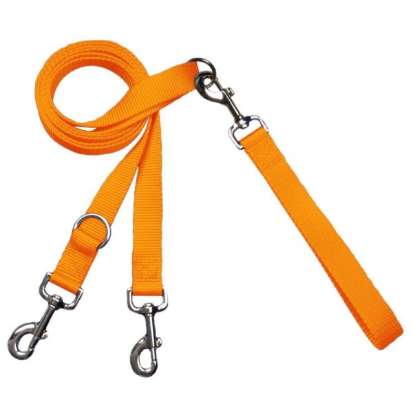 Neon Orange Freedom No Pull Dog Harness 2 Hounds Design