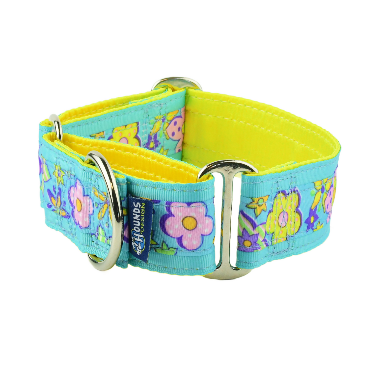 Flower Power - Limited Buckle Martingale Dog Collar