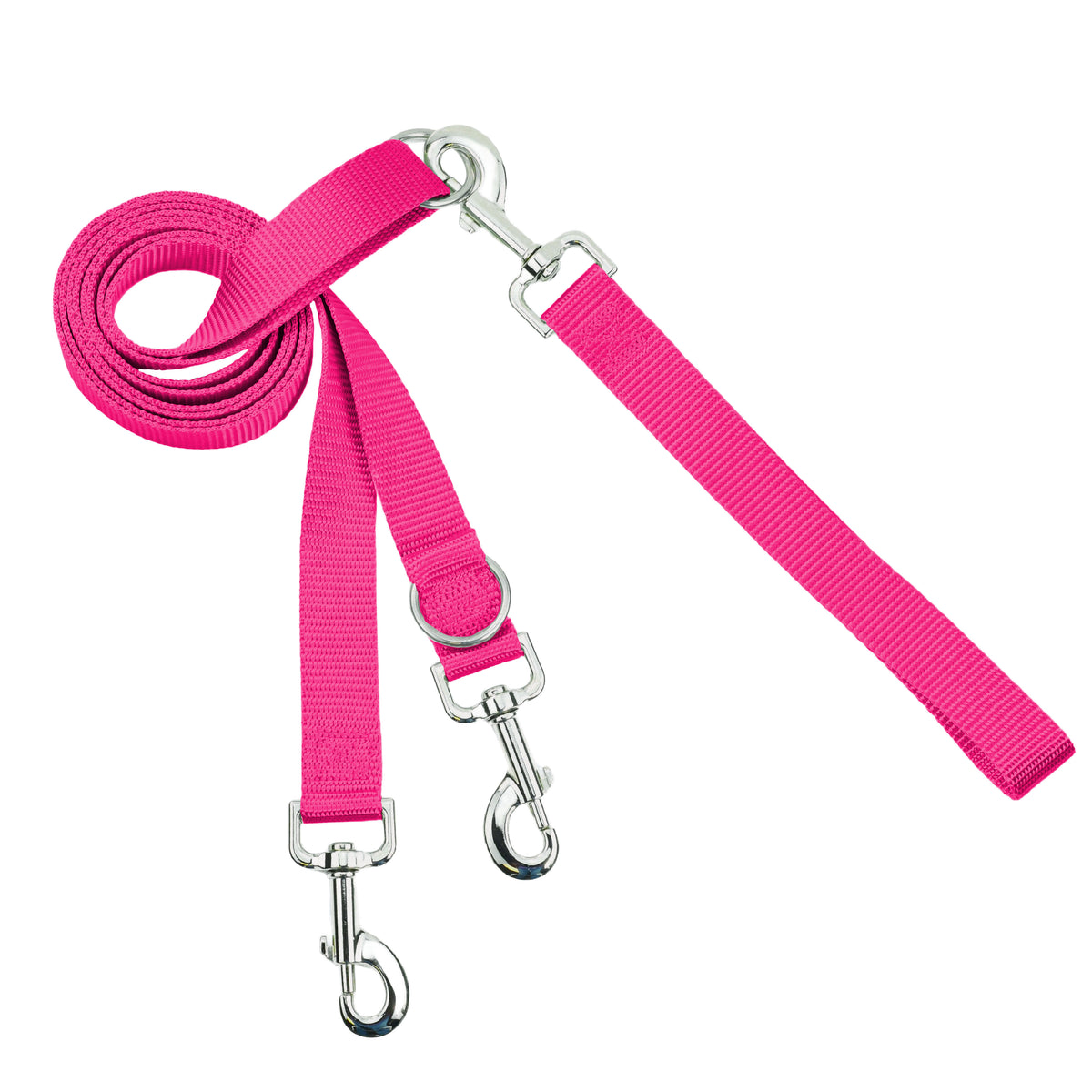 Euro Dog Leash Double Connection (Multiple Color Options)