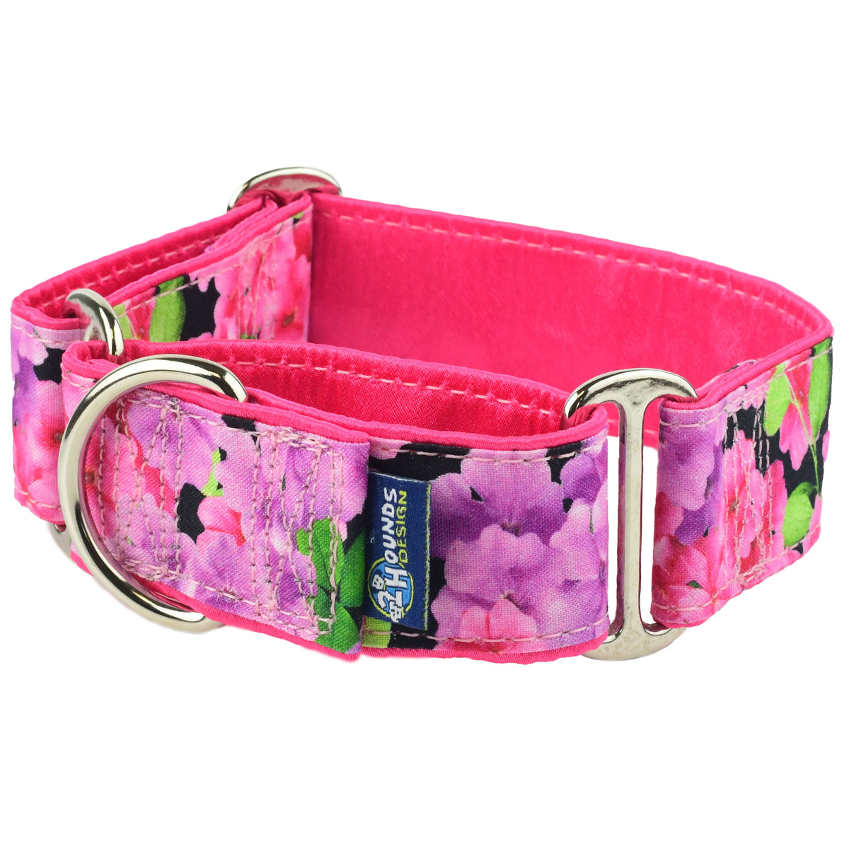 Impatiens Garden - Limited Buckle Martingale Dog Collar