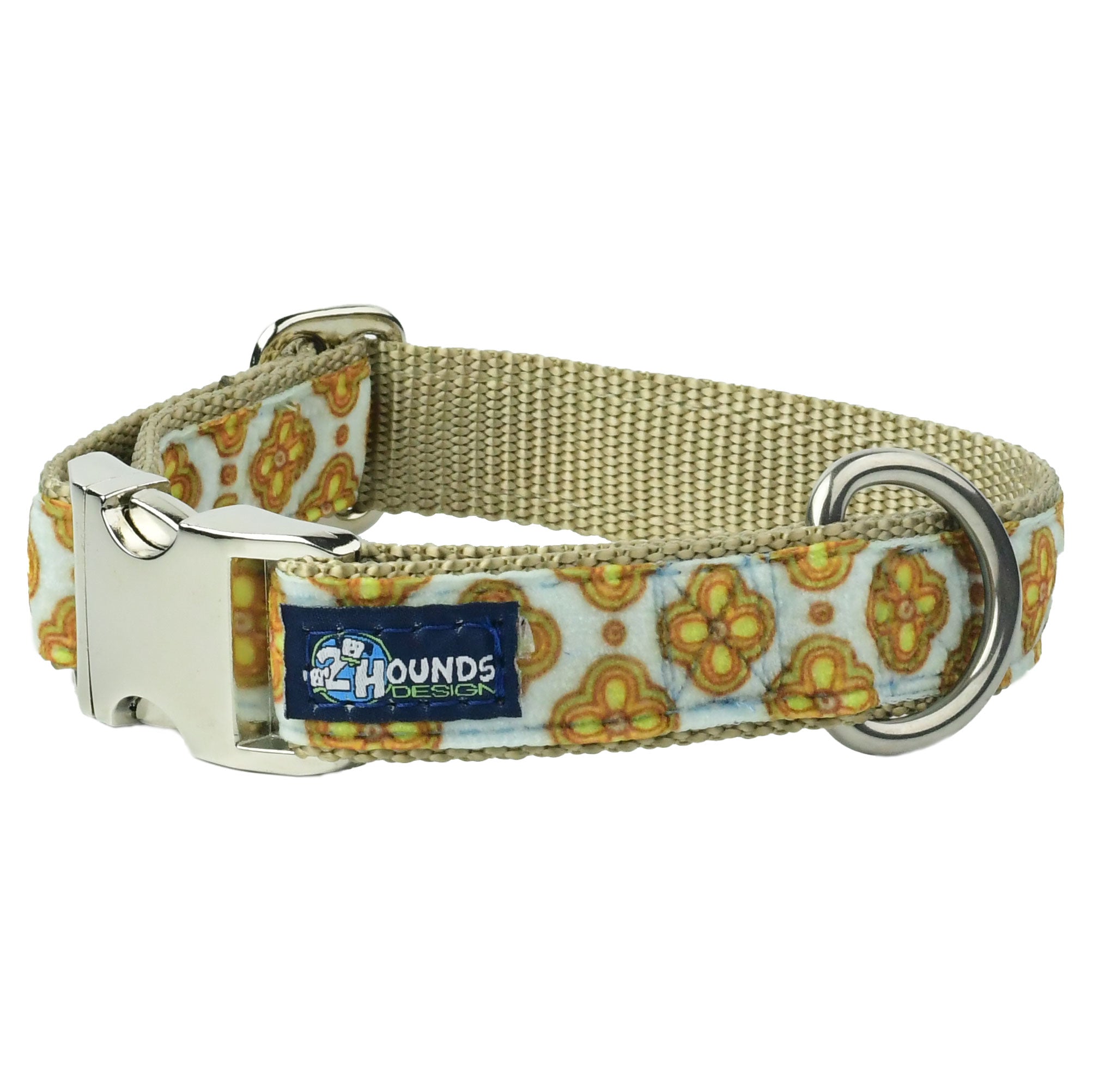 Light Blue Tile Velvet Velvet Essential Martingale Dog Collar - 2 ...