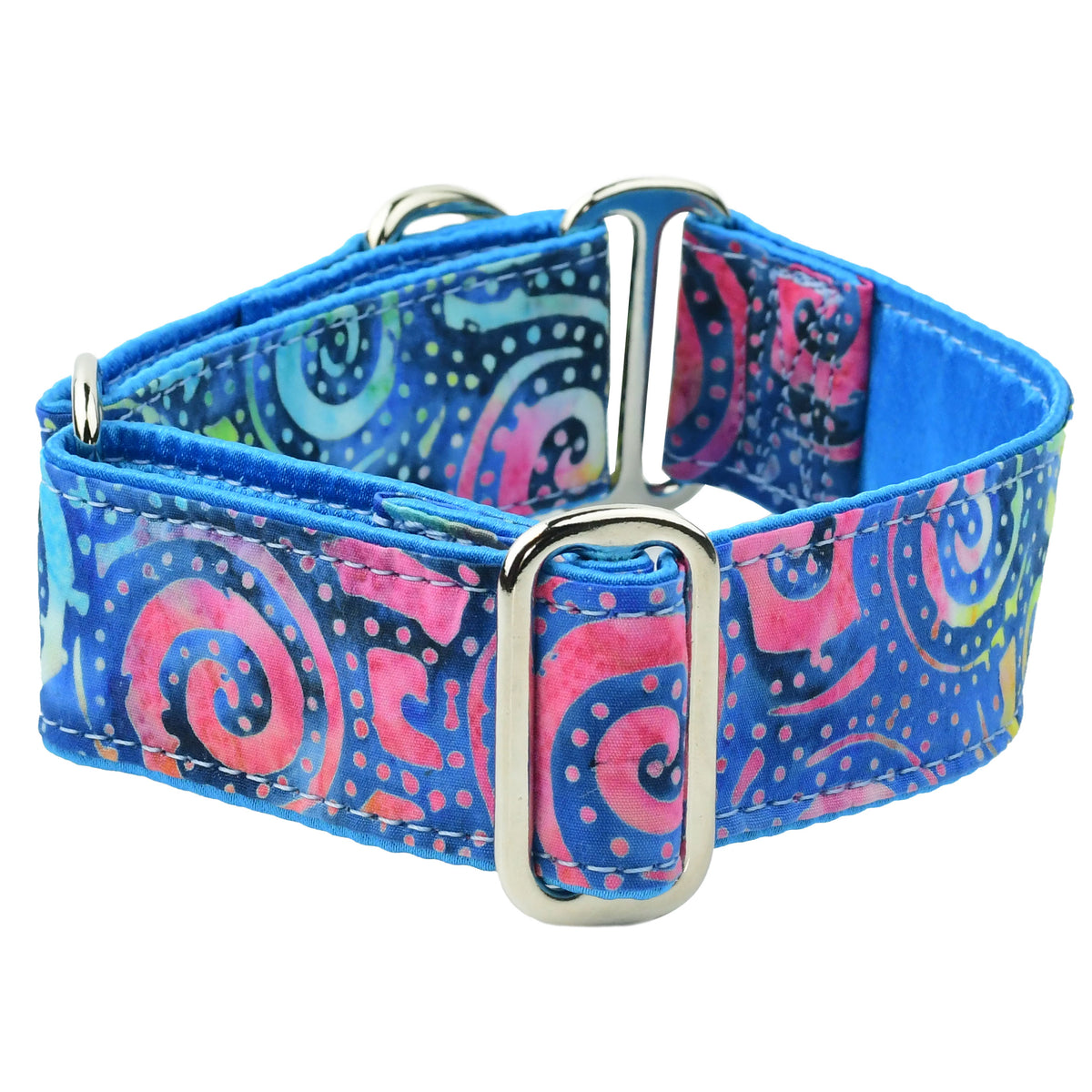 Maui Batik - Limited Buckle Martingale Dog Collar