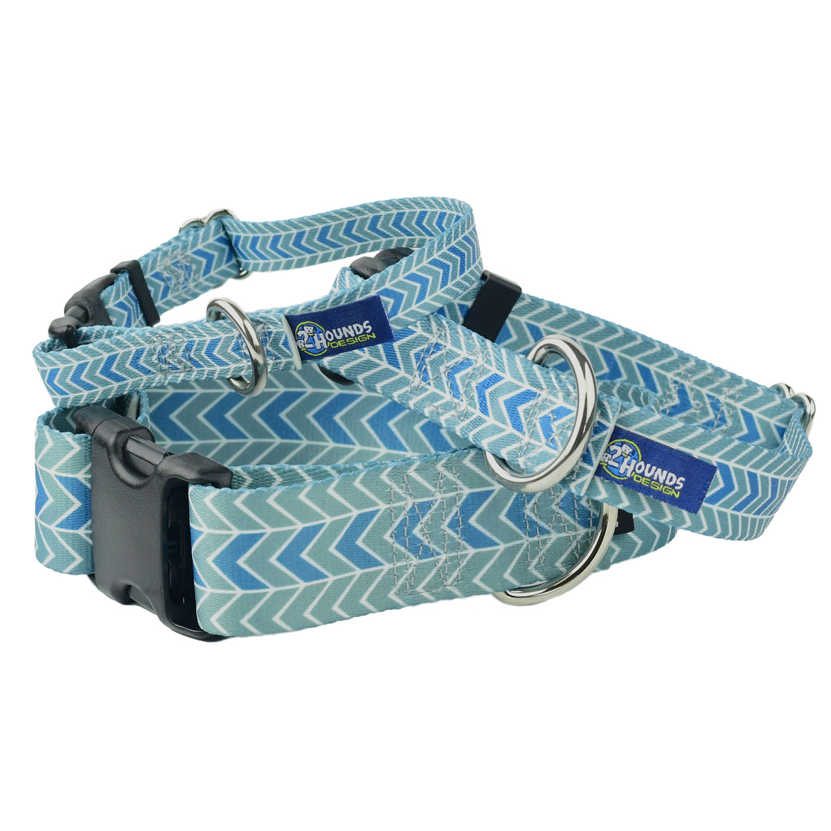 Country Mod Blue Martingale Dog Collar – EarthStyle
