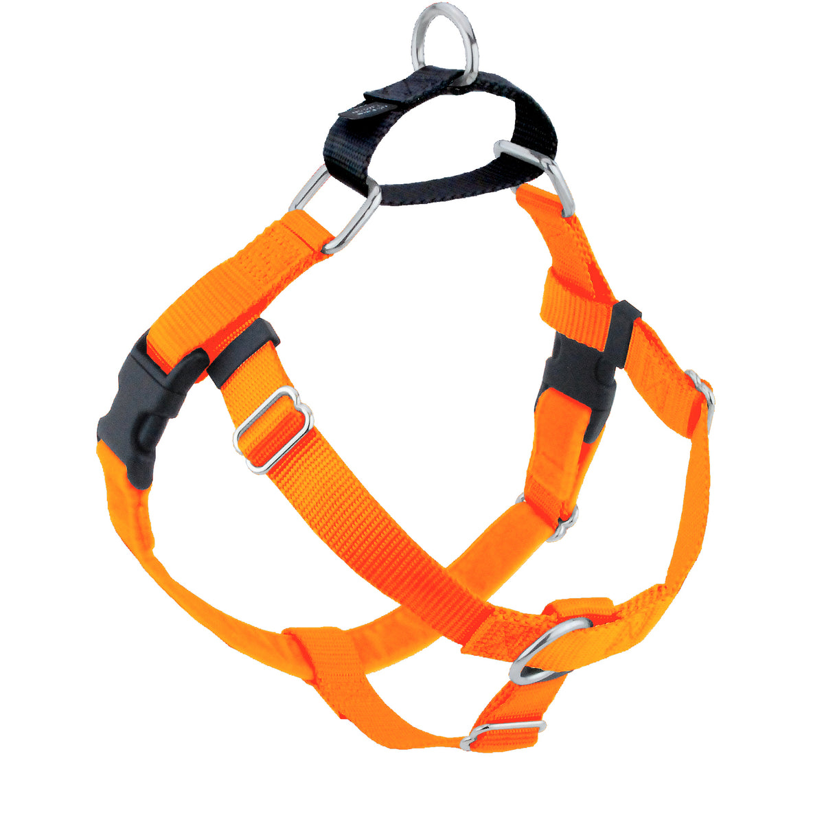 Neon Orange Freedom No-Pull Dog Harness