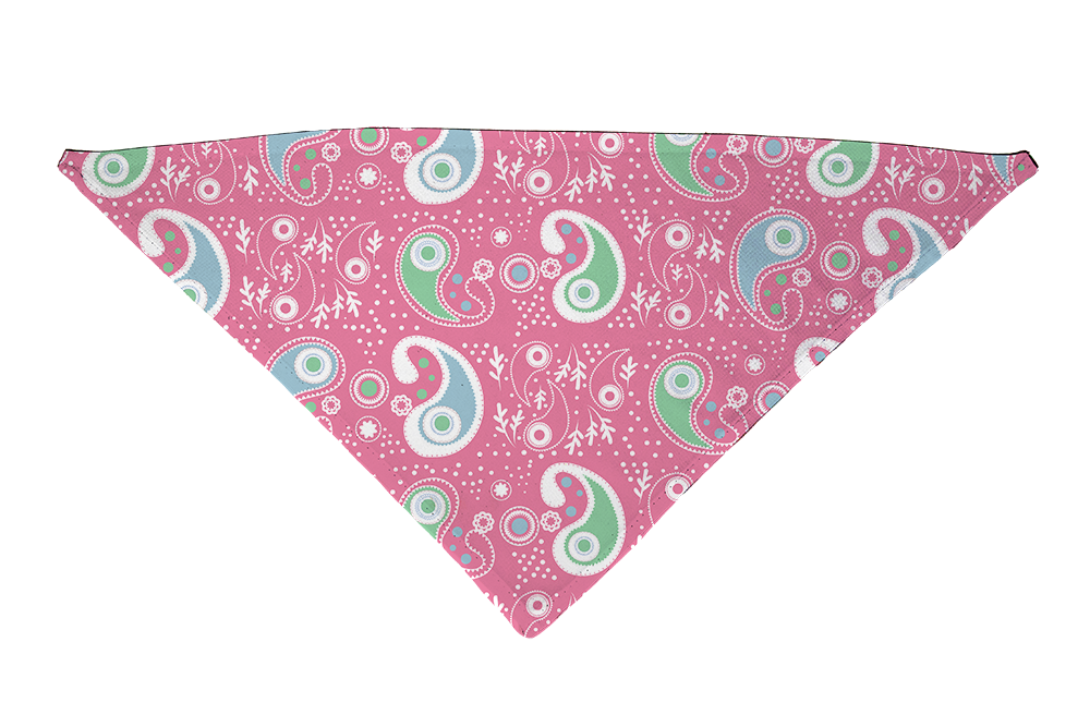Pastel Paisley Dog Bandana