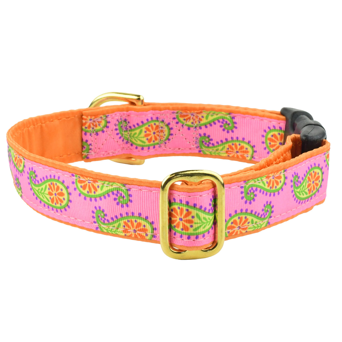 Pink Paisley - Limited Martingale Dog Collar