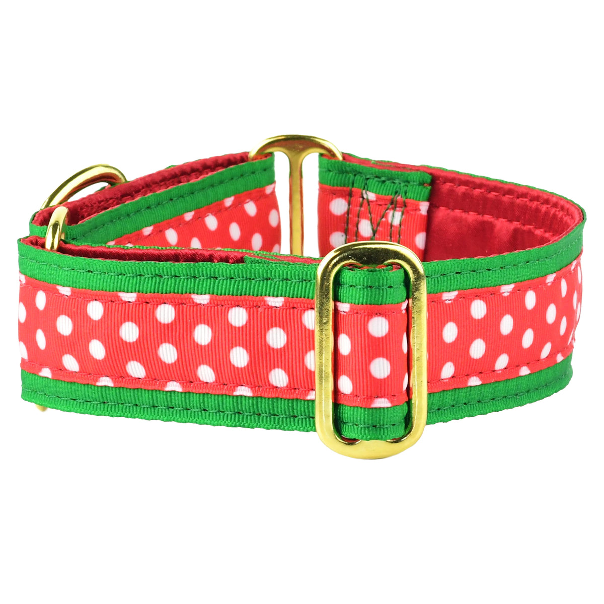 Red and White Polka Dots - Limited Dog Collar