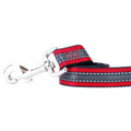 Reflective Red Nylon Dog Leash