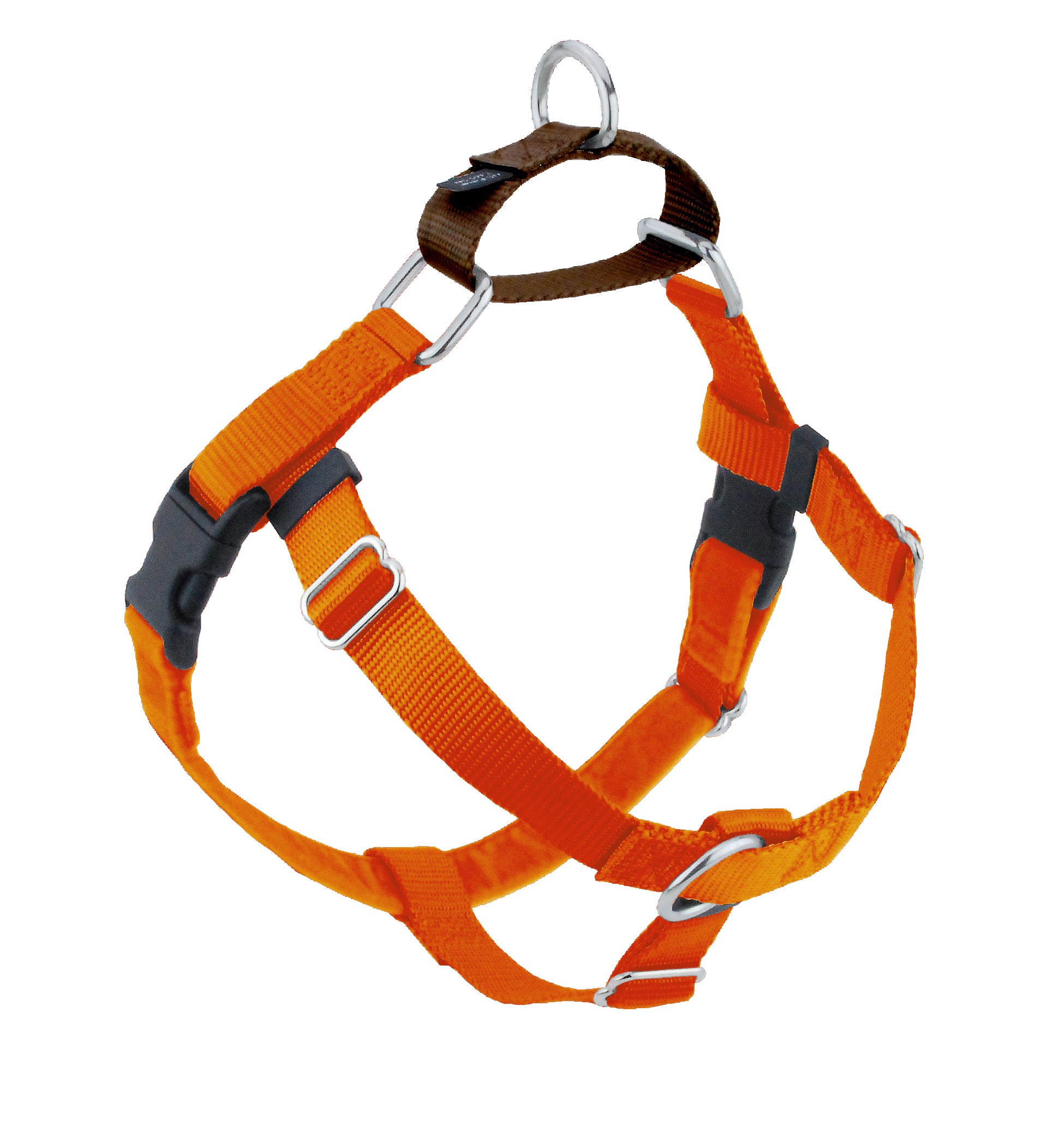 Rust 1″ Only Freedom No-Pull Dog Harness - 2 Hounds Design