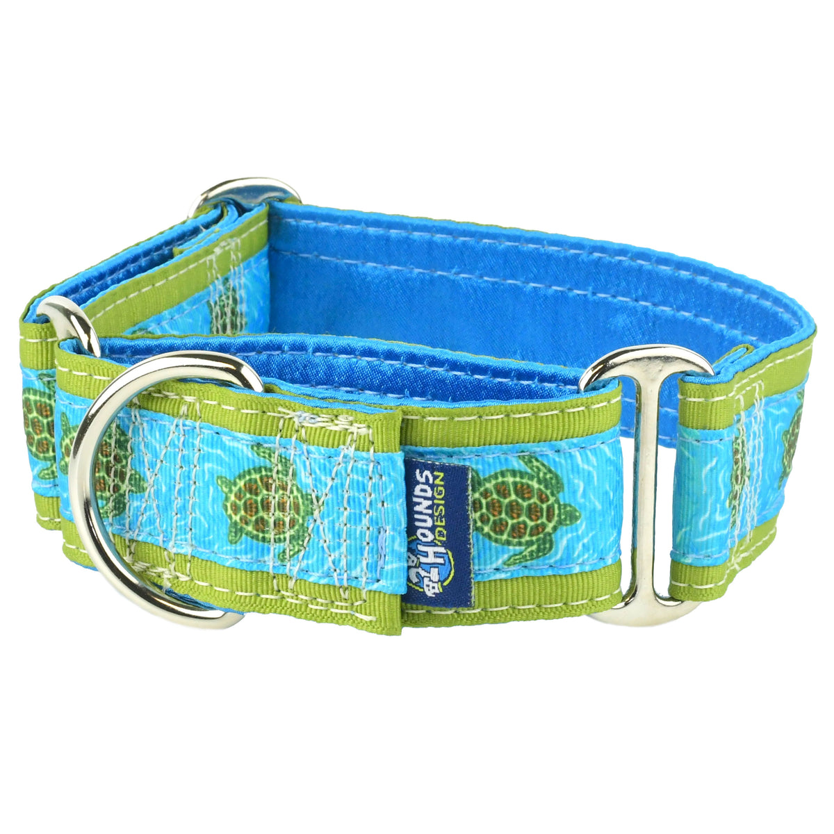 Sea Turtles - Limited Buckle Martingale Dog Collar