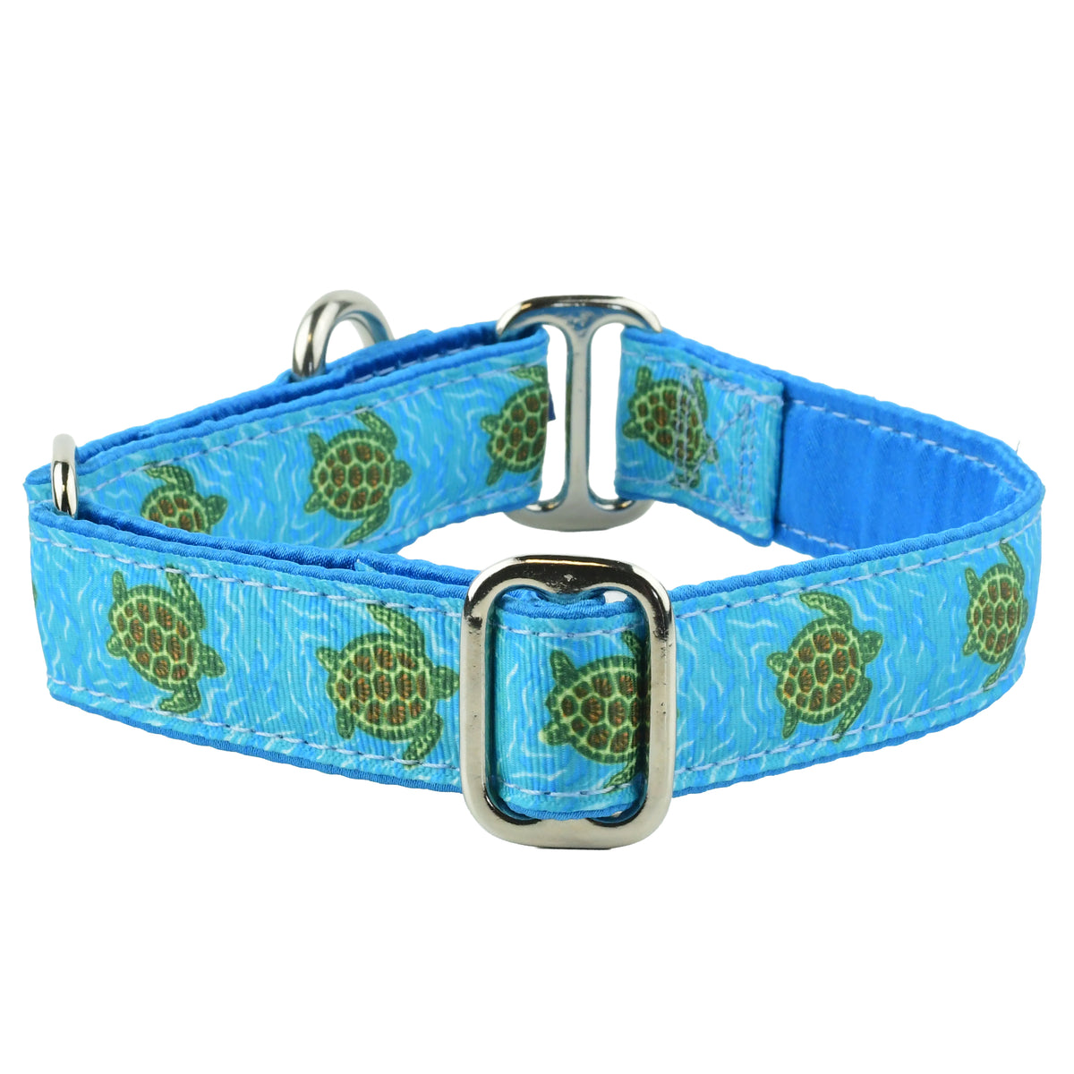 Sea Turtles - Limited Buckle Martingale Dog Collar
