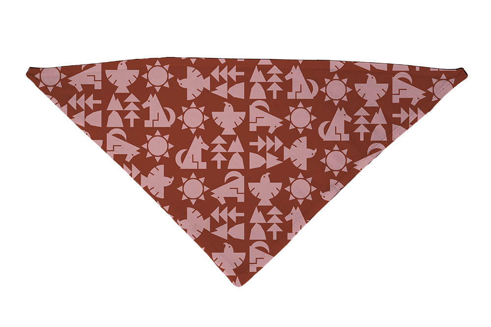 Terra Pink Dog Bandana