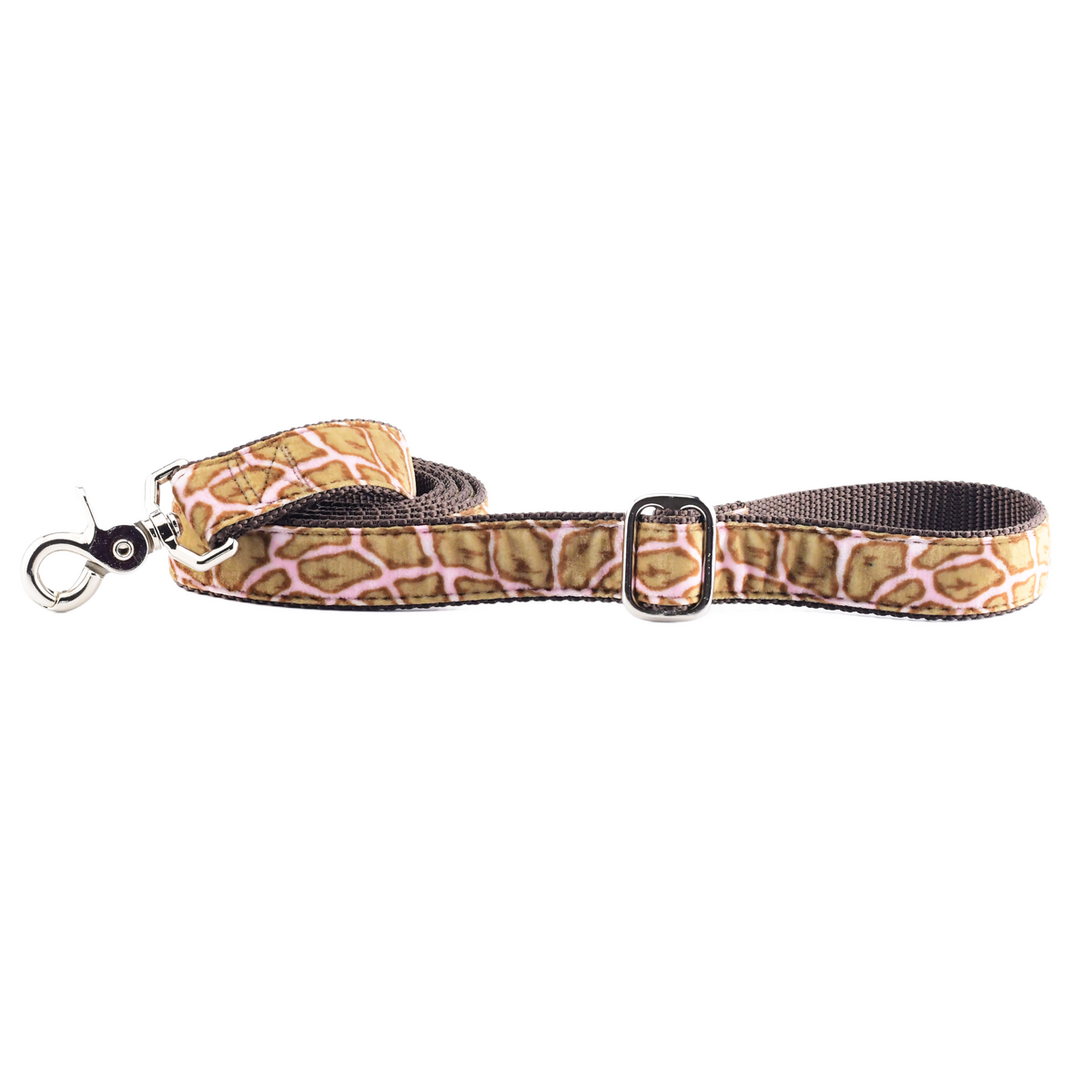 Wild Spots Pink Velvet Essential Dog Leash