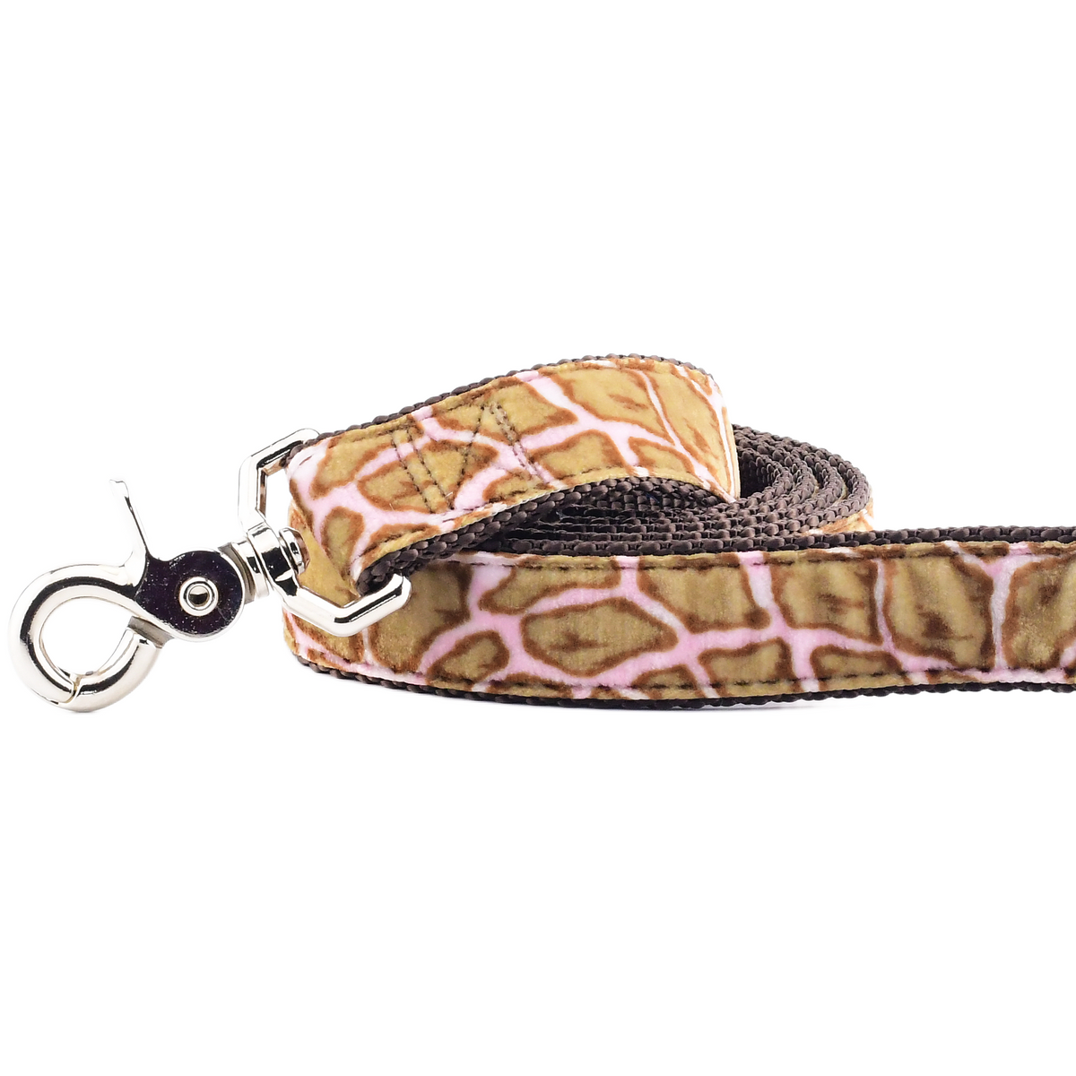 Wild Spots Pink Velvet Essential Dog Leash