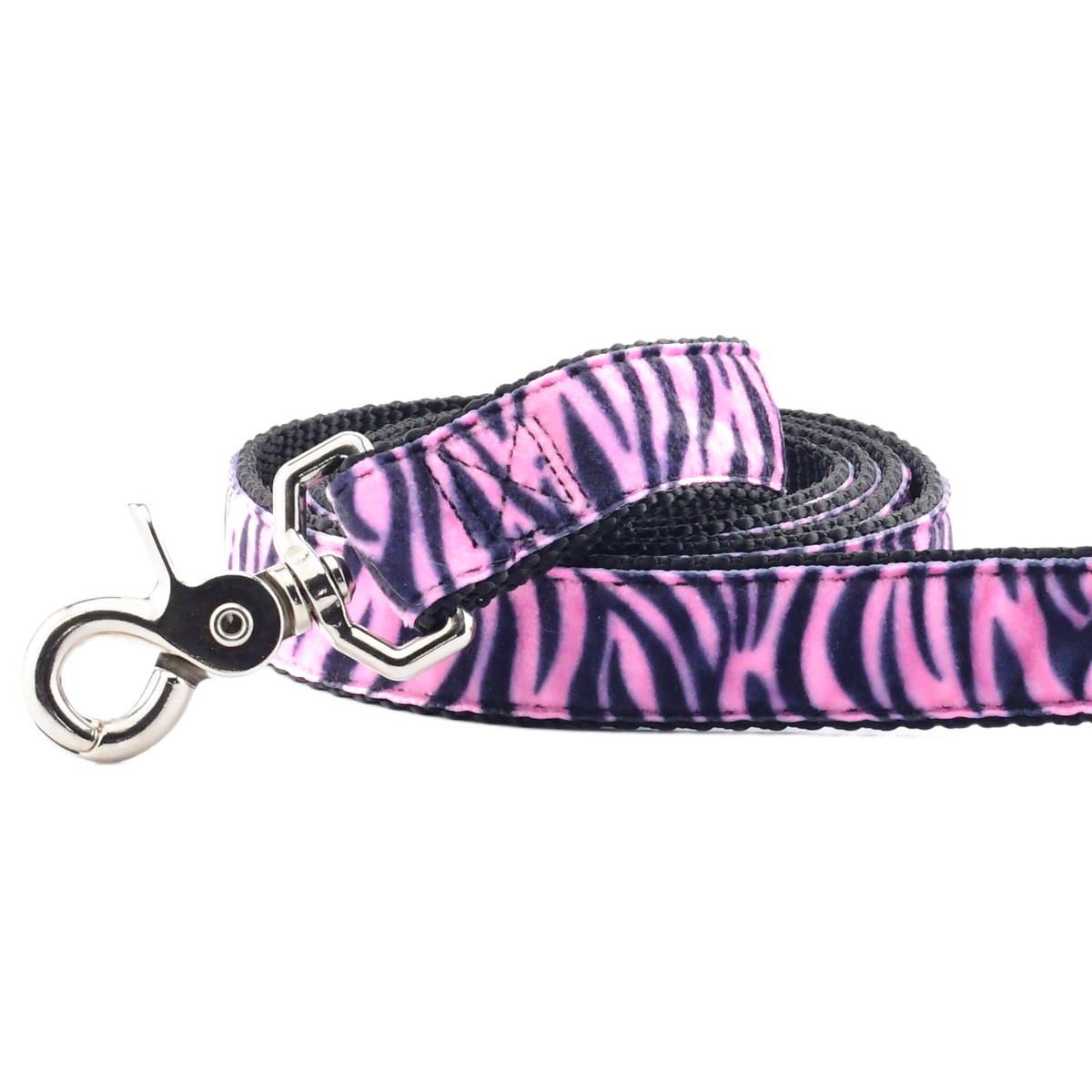 Wild Stripes Pink Velvet Essential Dog Leash