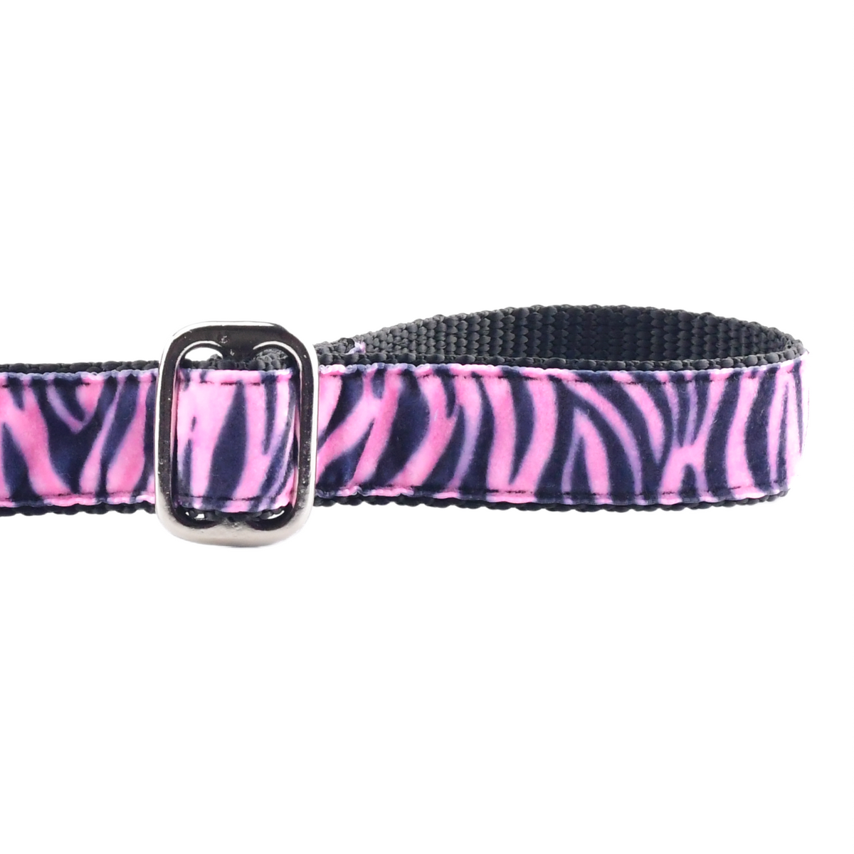 Wild Stripes Pink Velvet Essential Dog Leash