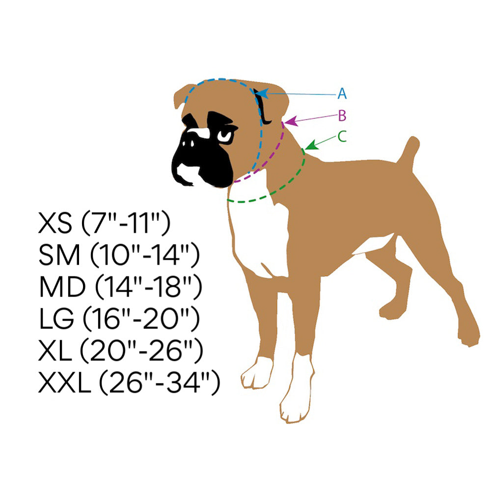 Martingale Collar Size Chart